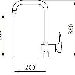 Clever Смеситель для кухни BAHAMA  XTREME C2 98913 – фотография-2